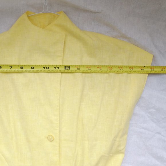 Lemon Yellow Vintage 50's/60's Dress - Gorgeous! - Picture 5 of 7